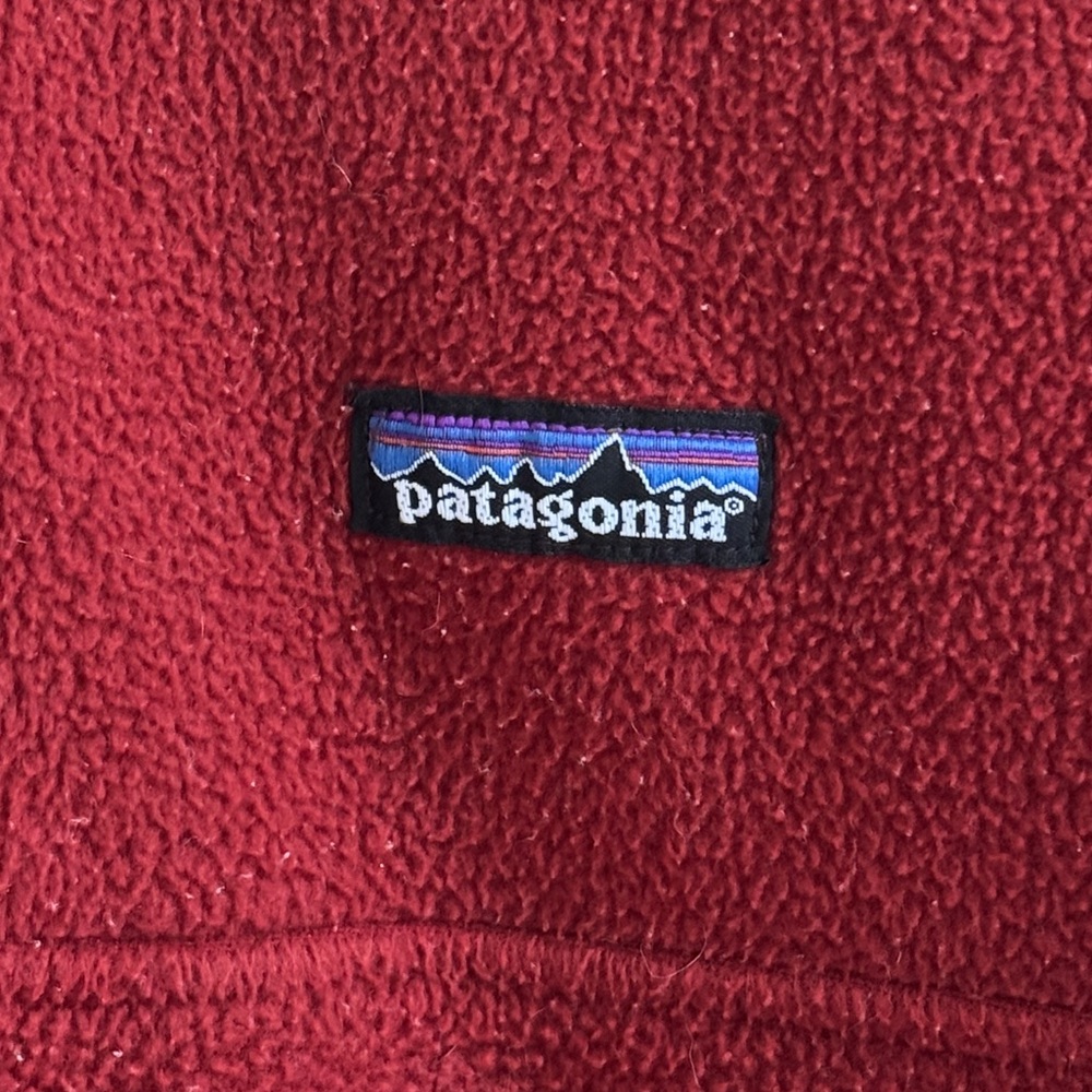 Patagonia Synchilla Pullover Half Zip Sweater Men’s Small Women’s Medium Orange - Picture 3 of 5